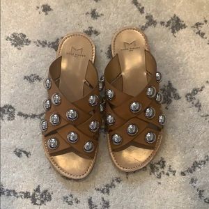 Marc Fisher stud sandals